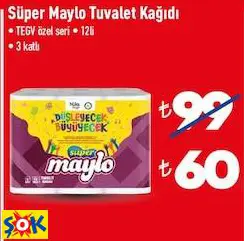 SÜPER MAYLO TUVALET KAĞIDI